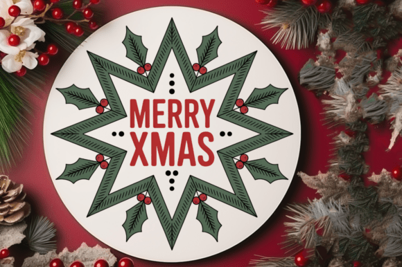 Download Old Fashioned Christmas Stamp PNG Design - Premium Bundle